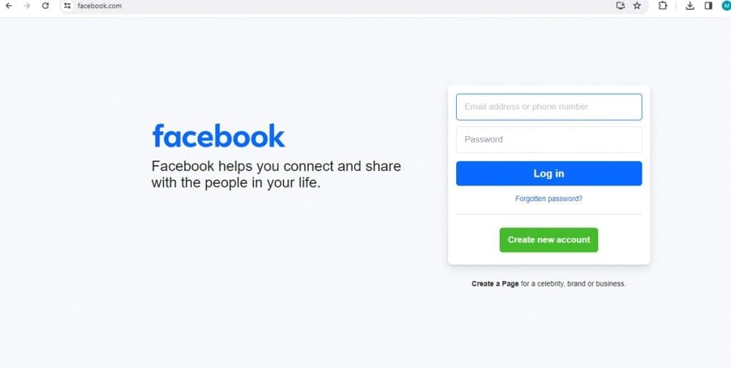 How to Create a Facebook profile