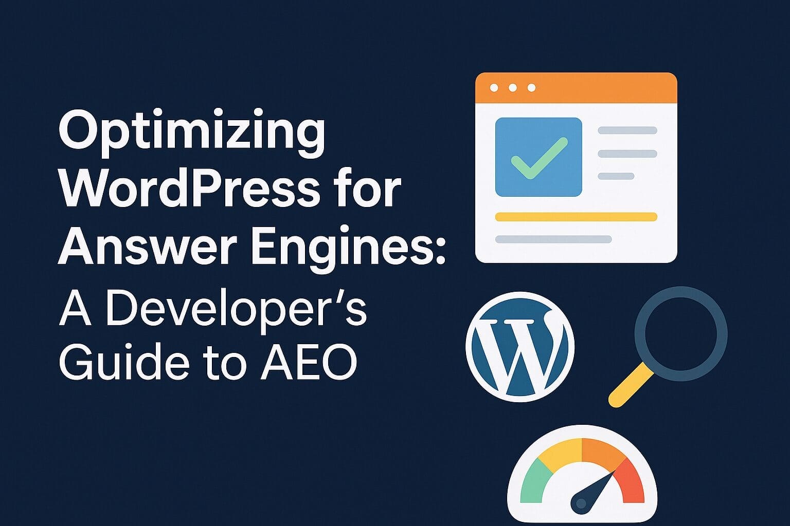 Optimizing WordPress for Answer Engines: A Developer’s Guide to AEO