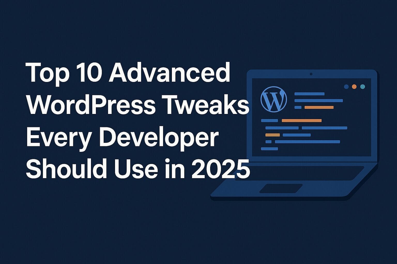 Top 10 Advanced WordPress Tweaks Every Developer Should Use in 2025
