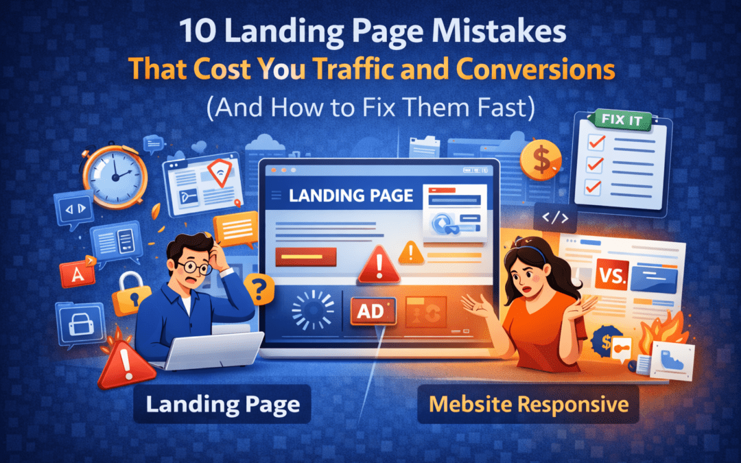 10 Landing Page Mistakes That Cost You Traffic and Conversions